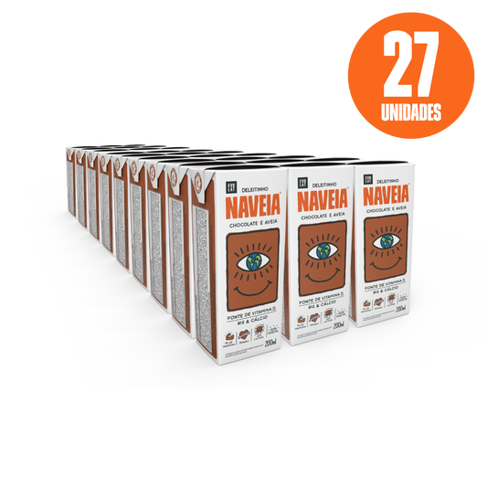 Pack 27x Deleitinho Naveia Chocolate 200ml