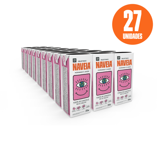 Pack 27x Deleitinho Naveia Morango 200ml