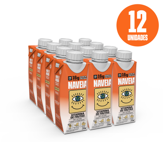 Pack Naveia Shake De Proteína Vitamina De Frutas 250mL