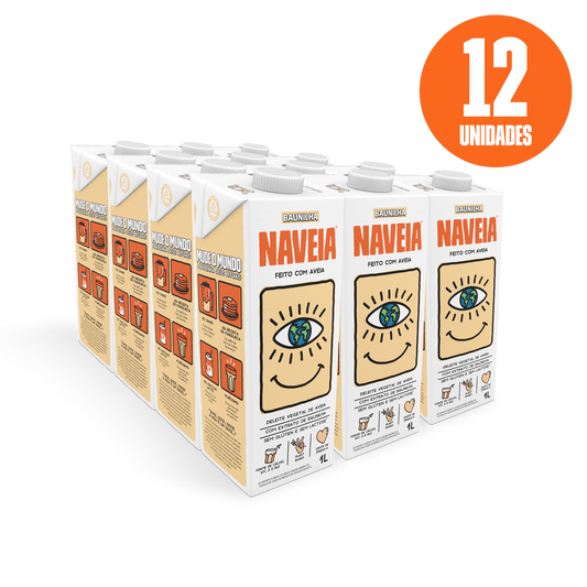 Pack 12x Naveia Baunilha 1L