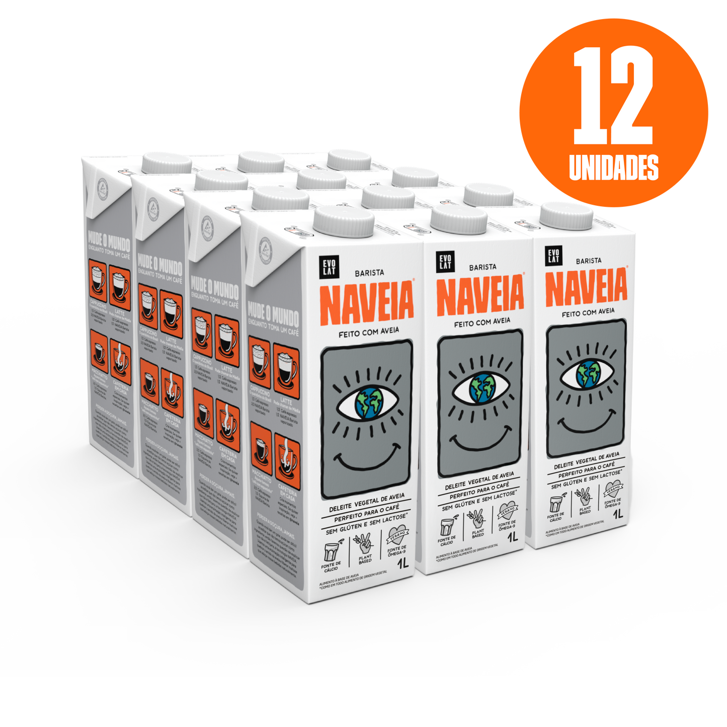 Pack 12x Naveia Barista 1L