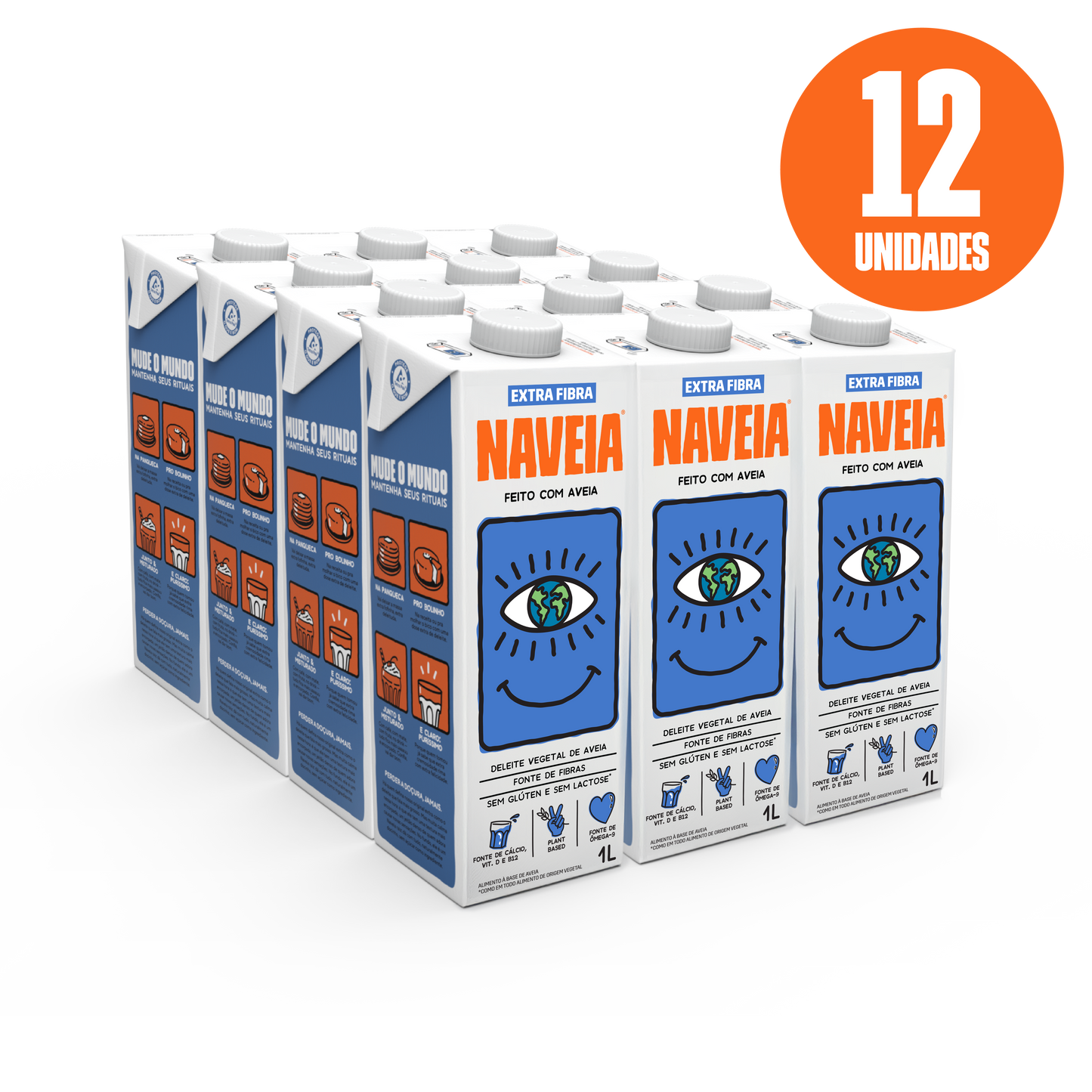 Pack 12x Naveia Extra Fibra 1L
