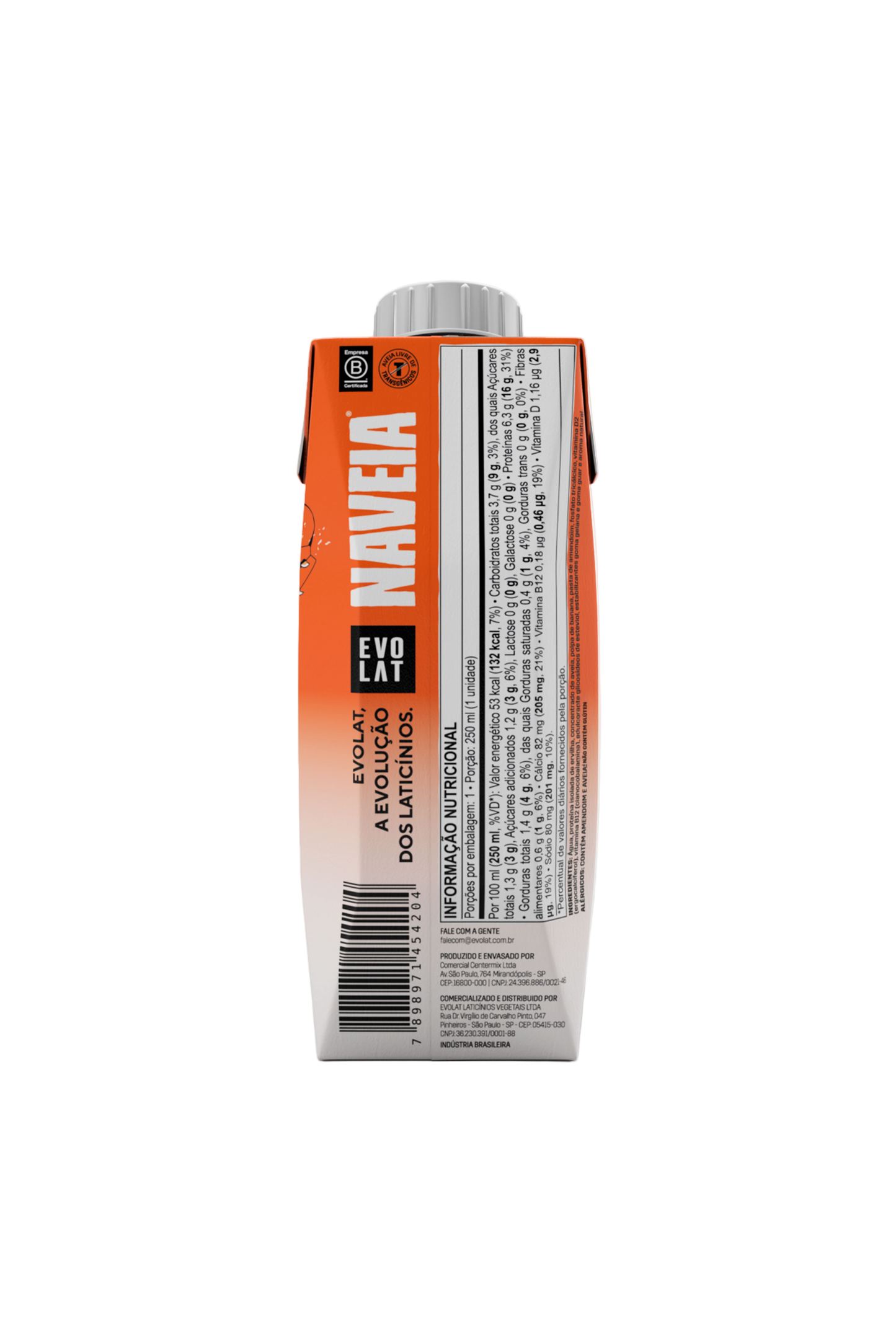 Pack Naveia Shake De Proteína Banana Com Amendoim 250mL